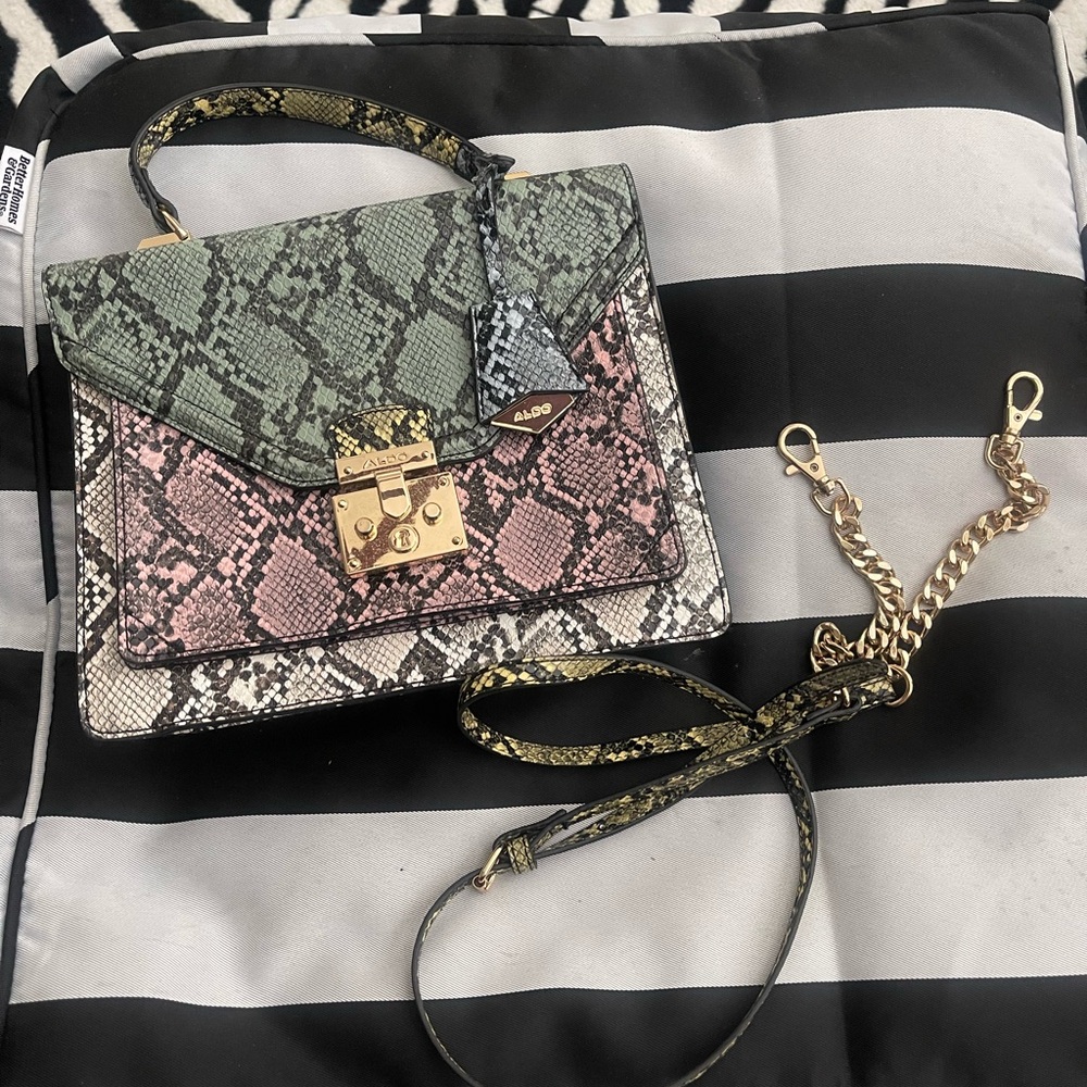 Aldo Multi Snake Print Purse/Crossbody
